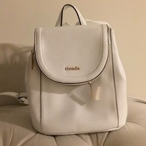 rienda small white backpack